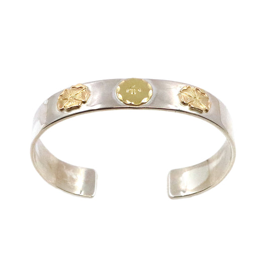 ゴローズ【 goro's 】Wローズ平打ちブレス（M）