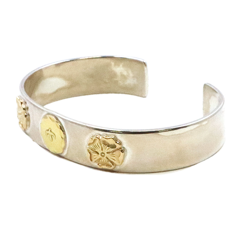 ゴローズ【 goro's 】Wローズ平打ちブレス（M）