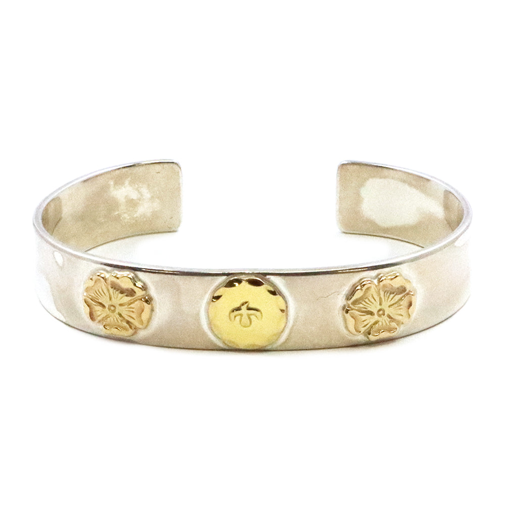 ゴローズ【 goro's 】Wローズ平打ちブレス（M）