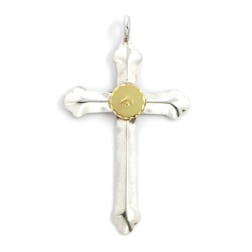 ゴローズ【 goro's 】金メタル付きクロス