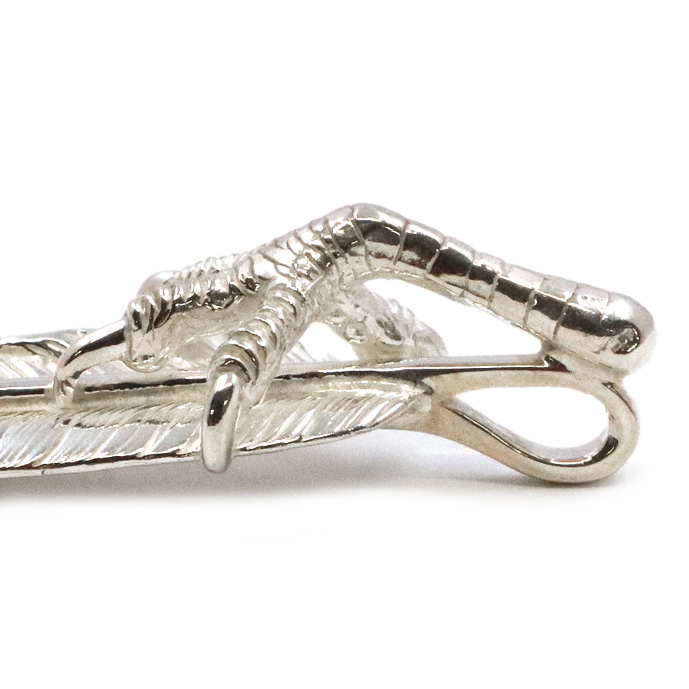 ゴローズ【 goro's 】銀爪メタル付き特大フェザー（右）