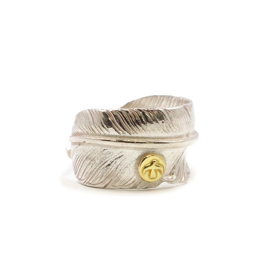 ゴローズ【 goro's 】メタル付きフェザーリング （左）