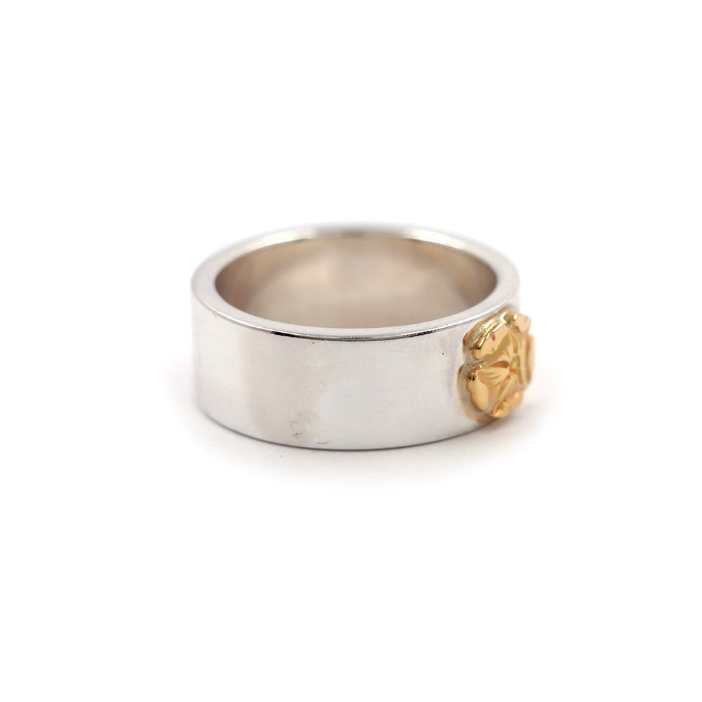 ゴローズ【 goro's 】ローズ平打ちリング