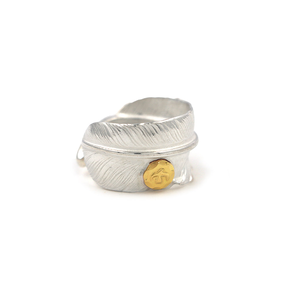 ゴローズ【 goro's 】メタル付きフェザーリング （左）