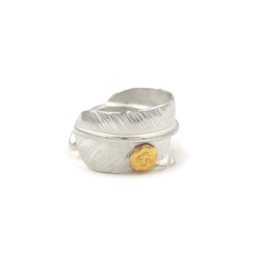 ゴローズ【 goro's 】メタル付きフェザーリング （左）